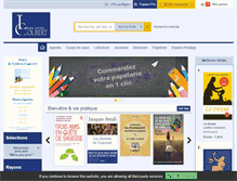 Tablet Screenshot of librairiecolbert.com
